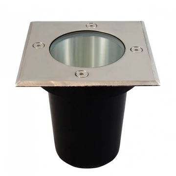 MasterLED Süllyeszthető  lépésálló  mattkróm kerti lámpatest  cserélhető fényforrással