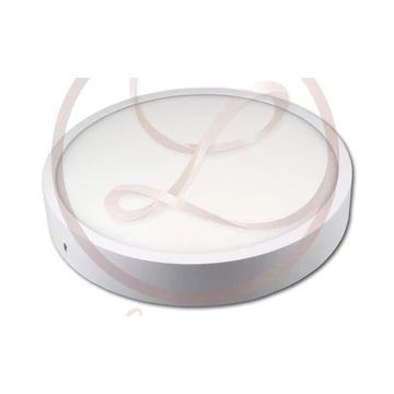 MasterLED Proma 24 W-os falon kívüli  natúr fehér  kör alakú  fehér keretű  LED-es mennyezetlámpa