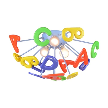 ABC gyermek mennyezet lámpa 3xE14/40W Ø40cm