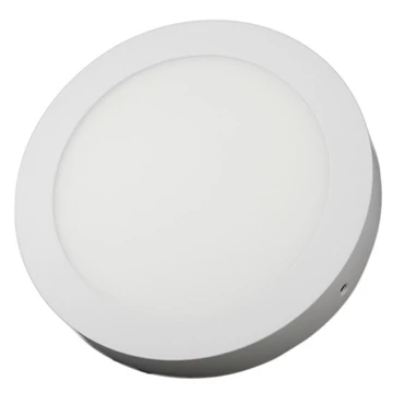 Mini LED panel 24 Watt kerek, falon kívüli Napfény fehér