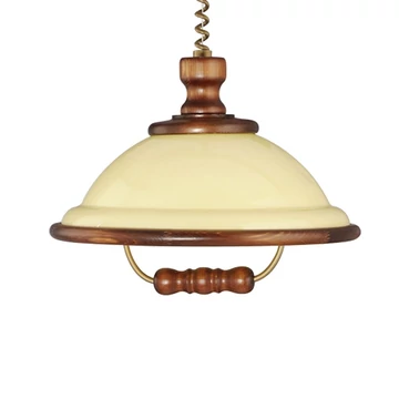 ACRYL WOOD függeszték E27/60W dió