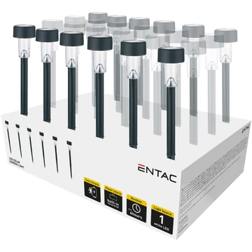Entac Kerti Szolár Lámpa 360mm Műanyag 1 LED 24/kínáló