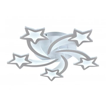 Lucero Yuki 140 W-os  67 cm átmérőjű fehér LED távirányí­tós és mobil applikációval vezérelhető mennyezeti lámpa