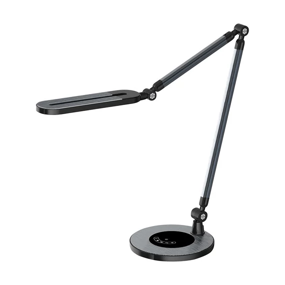 PTYAS LED íróasztali lámpa 10W/630lm 3300-6300K sötétszürke