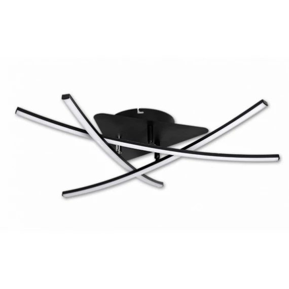 MasterLED Modena Loria 29 W-os átm.62 cm natúr fehér fekete LED mennyezeti lámpa