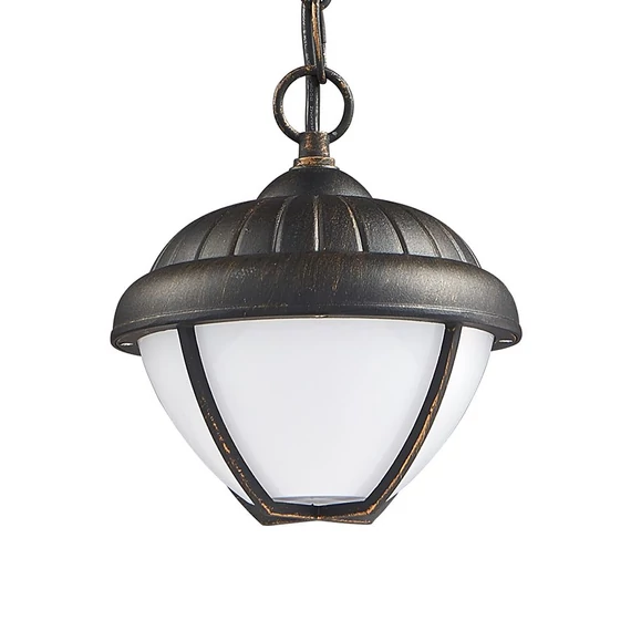 NEBRASKA LED kültéri függeszték 7W/600lm 3000K IP44 rustic-opál