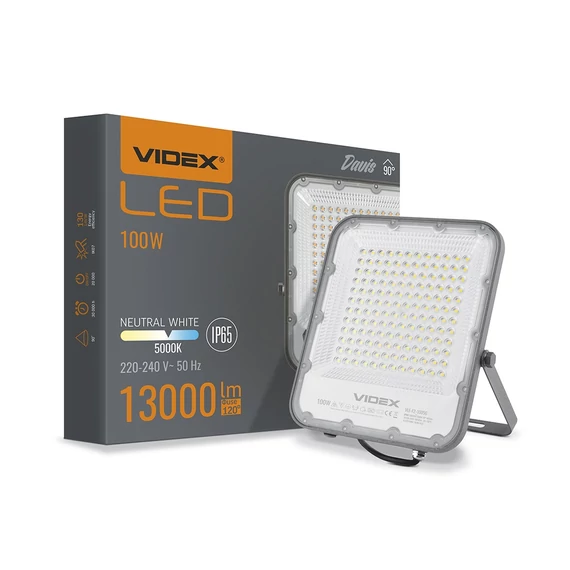 Videx Davis 100 W-os 5000K 13 000lm  LED reflektor