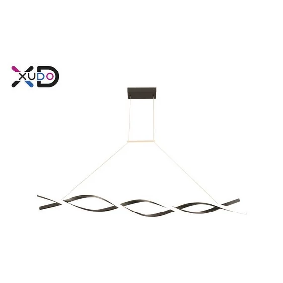 MasterLED XD XUDO 37W-os  120 cm-es fekete színű függesztett mennyezeti lámpa