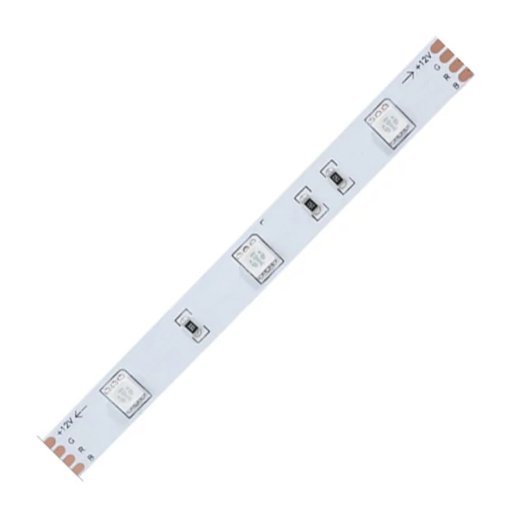 LED szalag beltéri 12V, 7,2W, 30LED, RGB színváltós