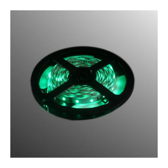 LED szalag beltéri 12V, 4,8W, 60LED, 300Lm Zöld