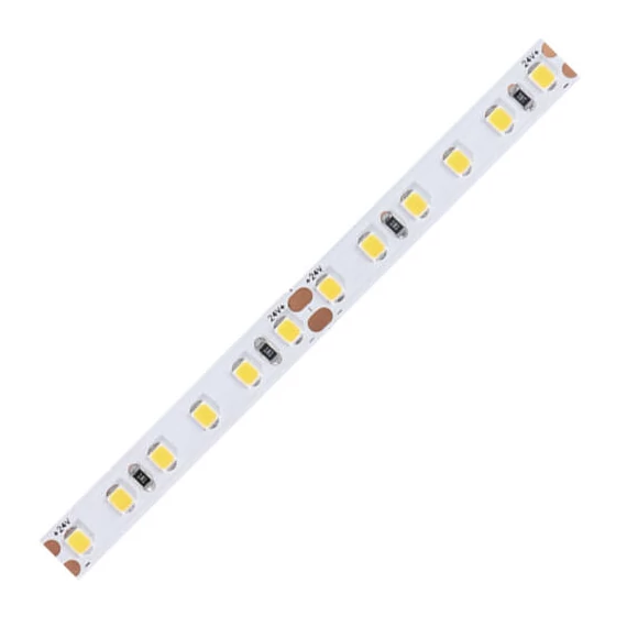 LED szalag beltéri 24V, 9,6W, 120LED, 600Lm Meleg fehér