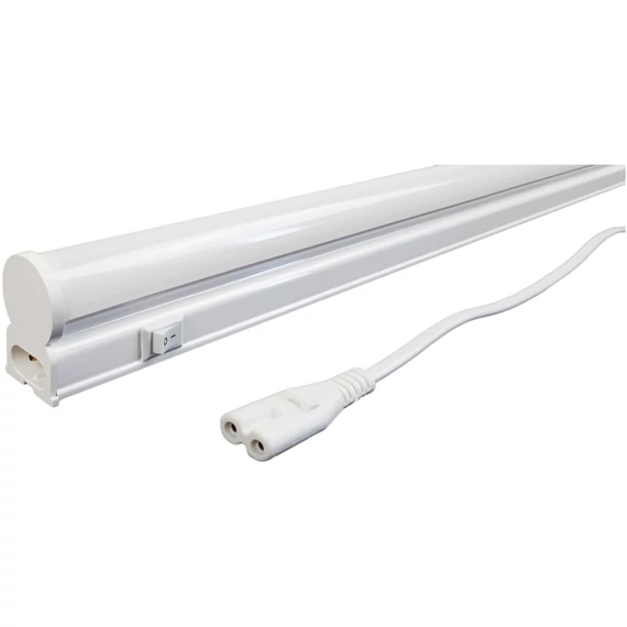 Avide LED T5 Integrált Fénycső 9W 600mm WW 3000K Hálózati kábellel