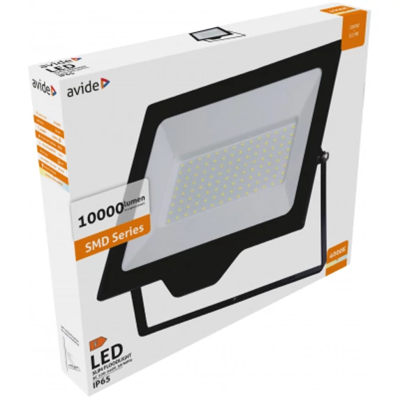 Avide LED Reflektor Slim SMD 100W NW 4000K