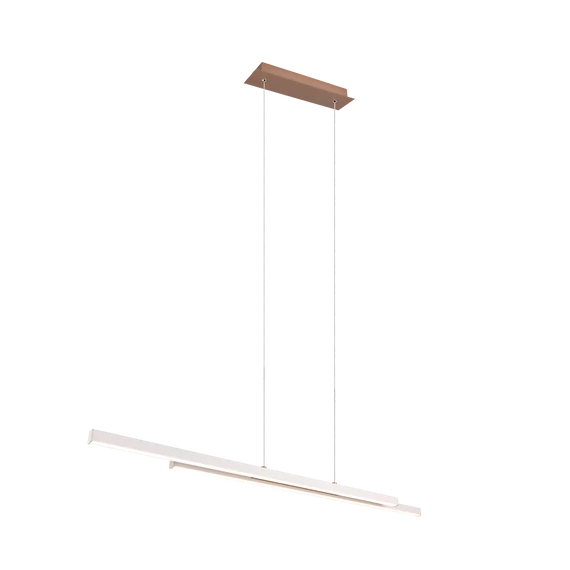 ODIO függeszték, 1*28W LED, 3200lm, 3000K, titán, 150x110x8,5cm
