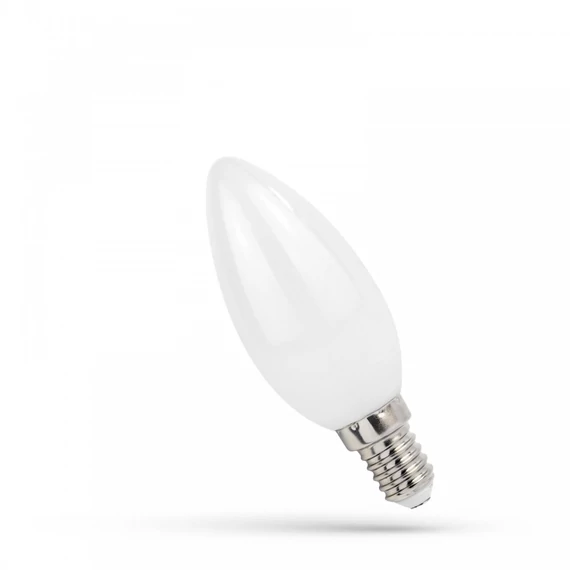 LED gyertya E14 230V 4W COG WW fehér