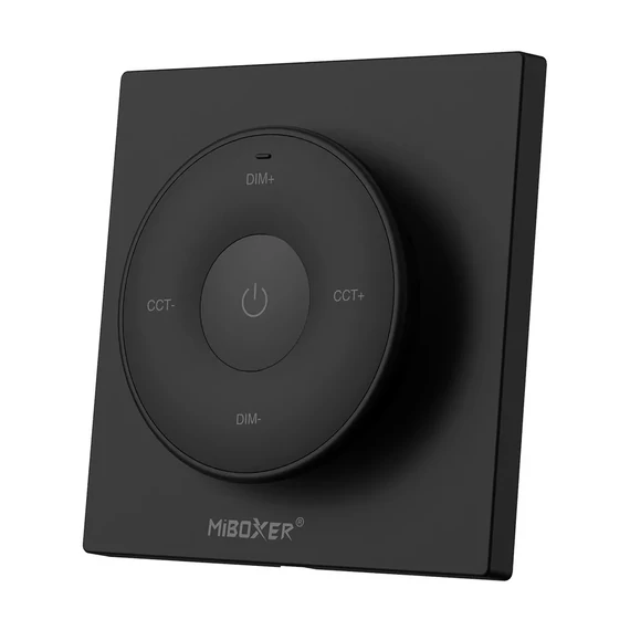 MiBoxer Dimmer+CCT Fali Távirányító Fekete