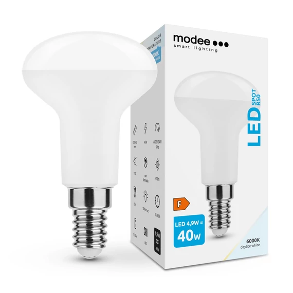 Modee Lighting LED Izzó Spot R50 4,9W E14 110° 6000K (470 lumen) A-series ERP