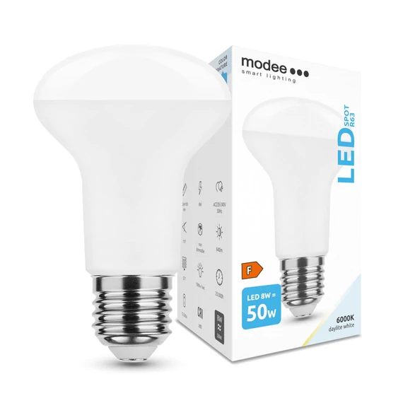 Modee Lighting LED Izzó Spot R63 8W E27 110° 6000K (640 lumen) A-series