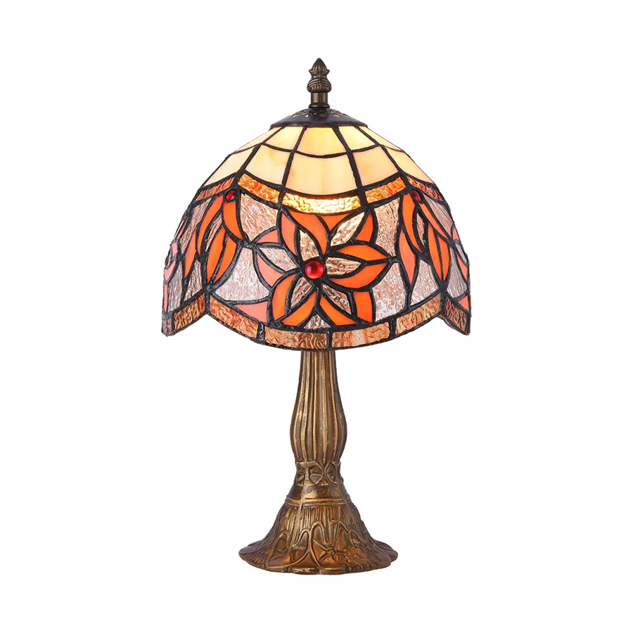 TIFFANY XXI asztali lámpa E14/40W Ø20cm