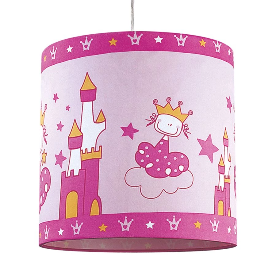 LUNETIC gyermek függeszték 1xE27/60W pink Ø27cm