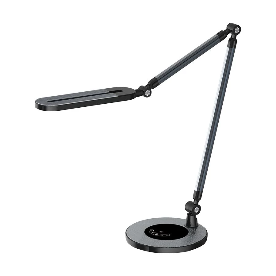 PTYAS LED íróasztali lámpa 10W/630lm 3300-6300K sötétszürke