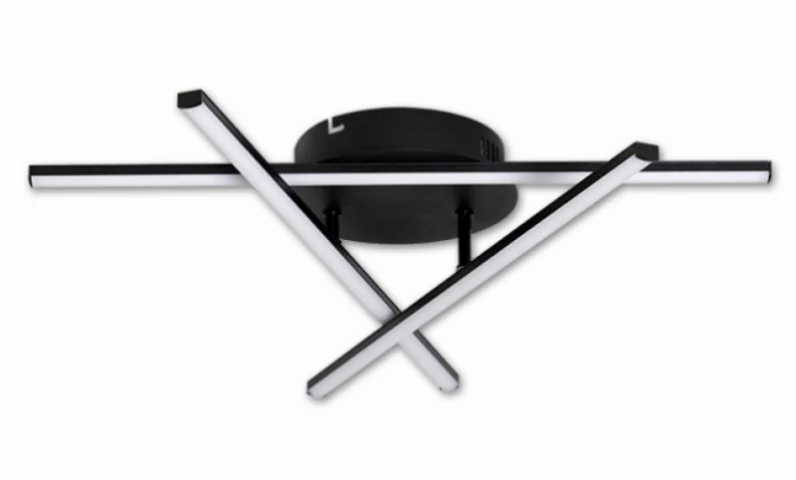 MasterLED Modena Tivoli 27 W-os átm.50 cm natúr fehér fekete LED mennyezeti lámpa