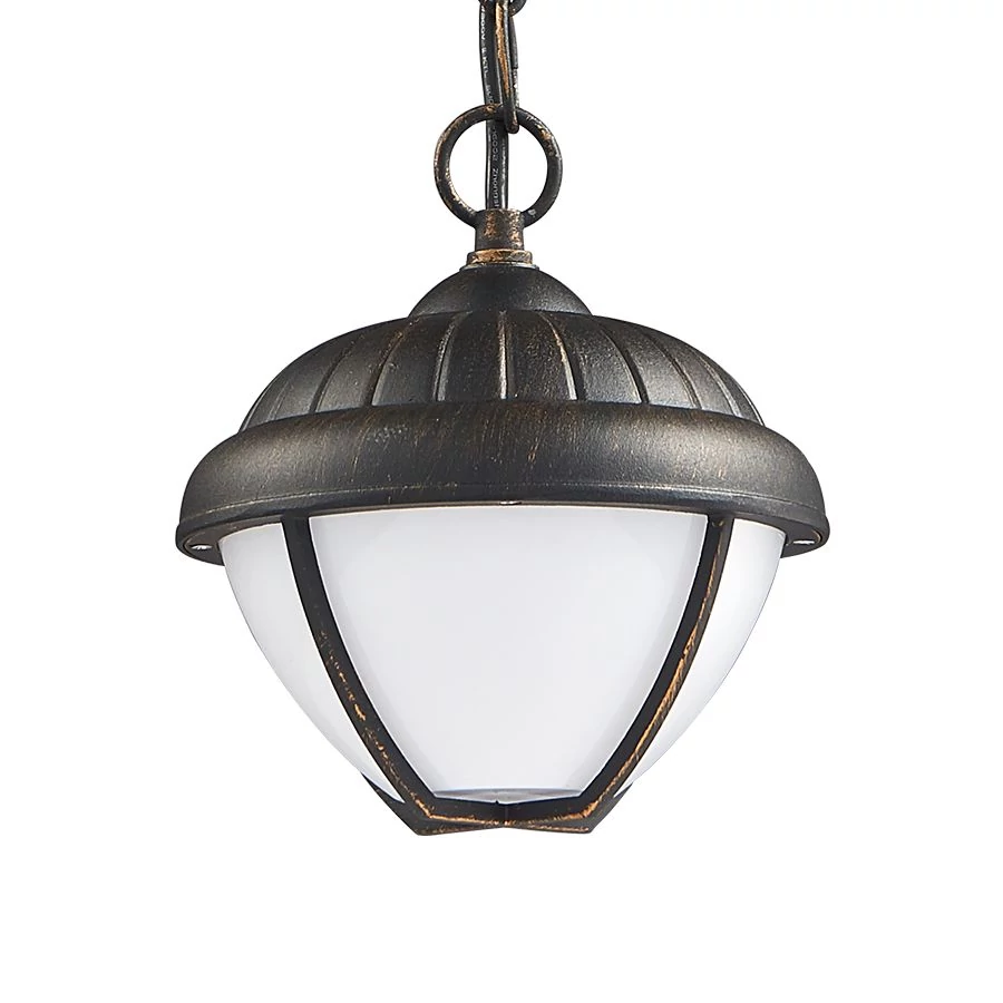 NEBRASKA LED kültéri függeszték 7W/600lm 3000K IP44 rustic-opál