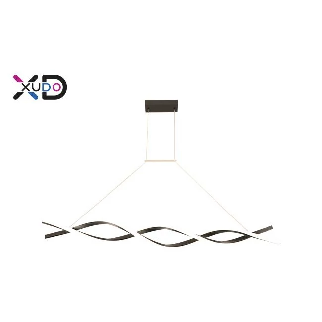 MasterLED XD XUDO 37W-os  120 cm-es fekete színű függesztett mennyezeti lámpa