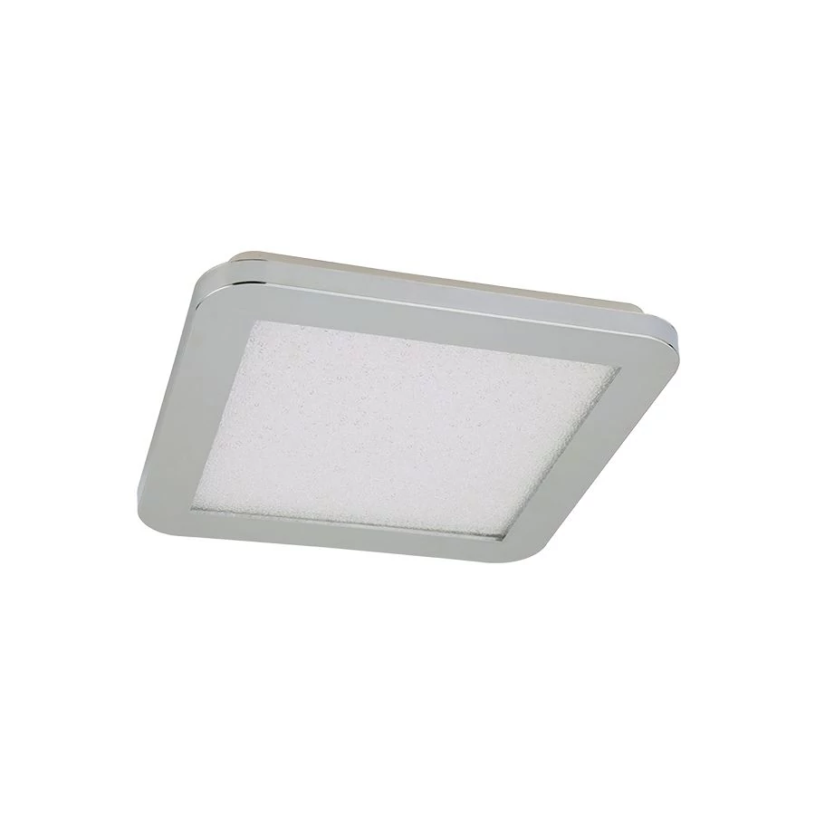 MADRAS LED mennyezet lámpa 18W/1300lm 4000K 30x30cm IP44 króm