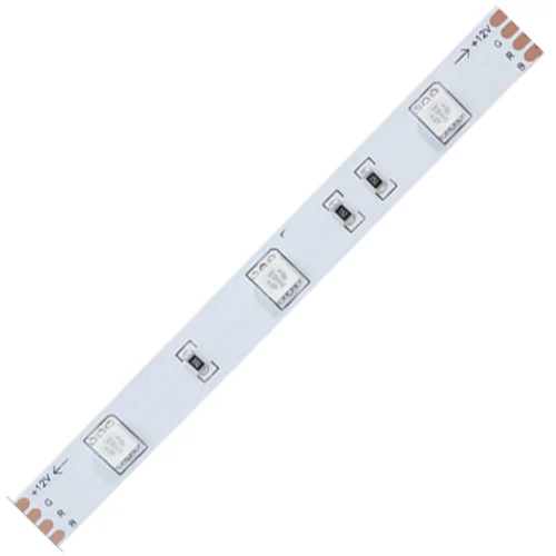 LED szalag beltéri 12V, 7,2W, 30LED, RGB színváltós