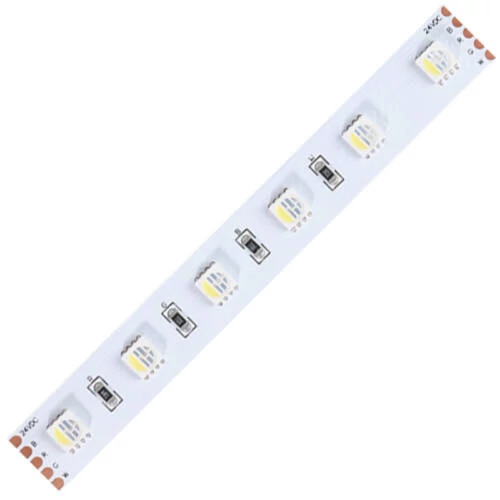 LED szalag beltéri 24V, 17W, 60LED, RGBW- Meleg fehér