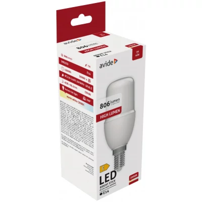 Avide LED Bright Stick izzó T37 7W E14 WW 3000K