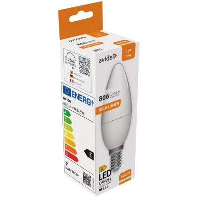 Avide LED Candle 6.5W E14 NW 4000K