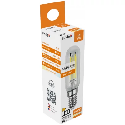 Avide LED Filament T25 4W E14 NW 4000K