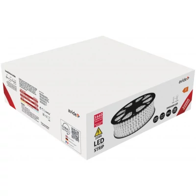 Avide LED Szalag 220V 14.4W 3000K IP67 50m