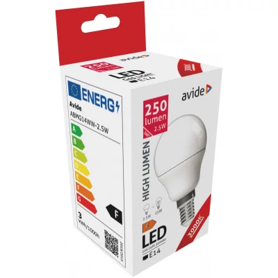 Avide LED Globe Mini G45 2.5W E14 WW 3000K