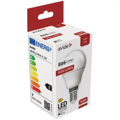 Avide LED Globe Mini G45 6.5W E14 WW 3000K