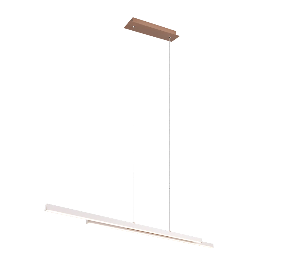 ODIO függeszték, 1*28W LED, 3200lm, 3000K, titán, 150x110x8,5cm