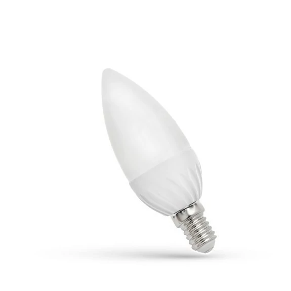 LED Gyertya E14 230V 6W NW