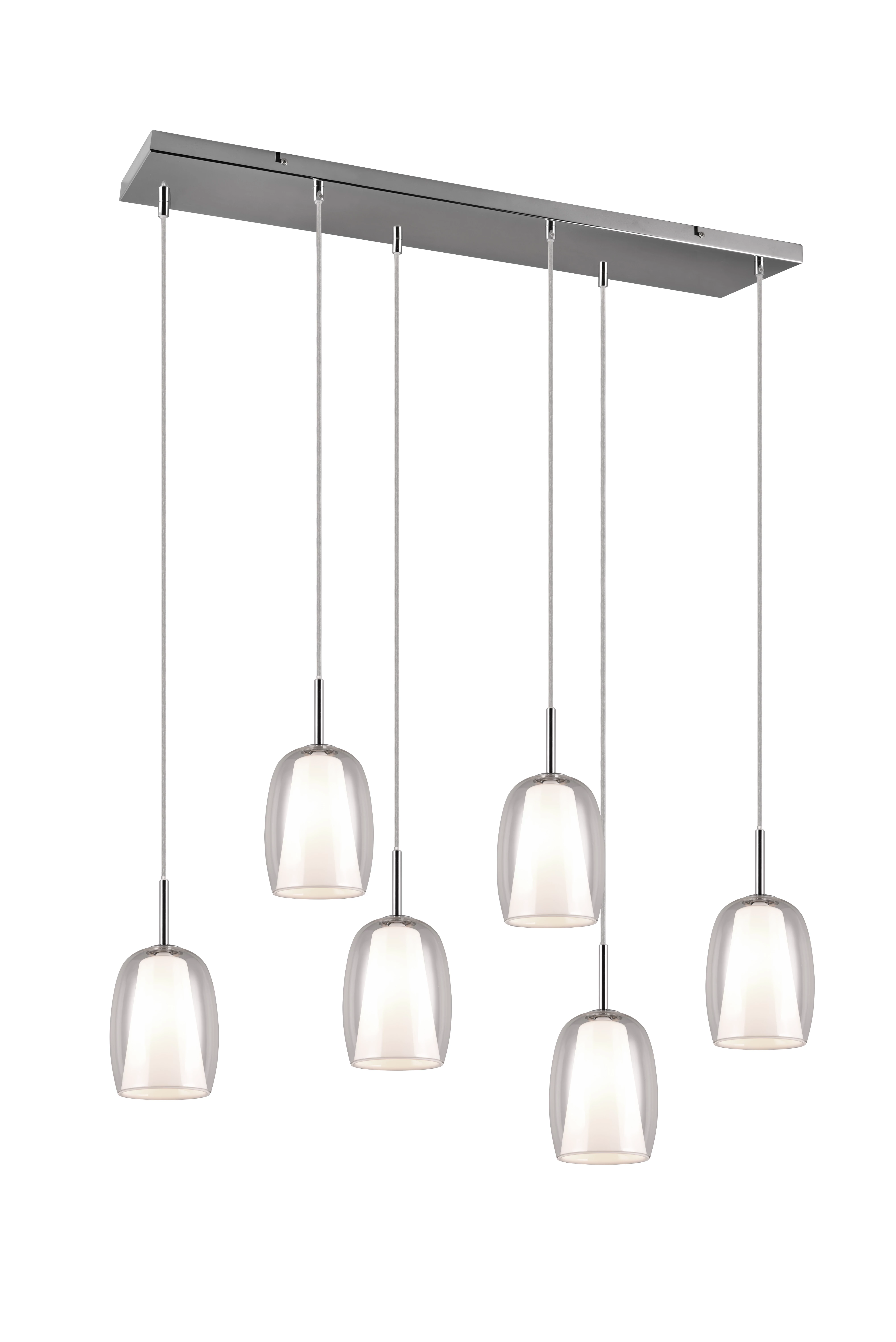 Trio 317500606 BARRET több ágú függeszték LED lámpa